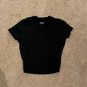 Hollister XS black baby tee